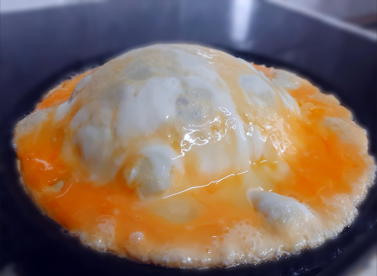 Пузатая яичница 😄