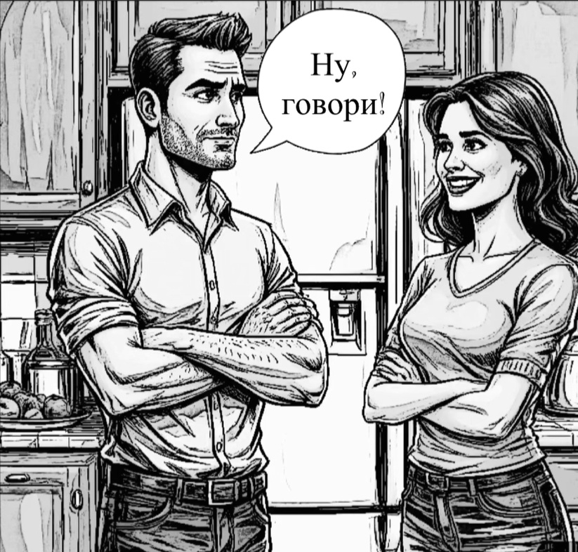 Муж готов выслушать