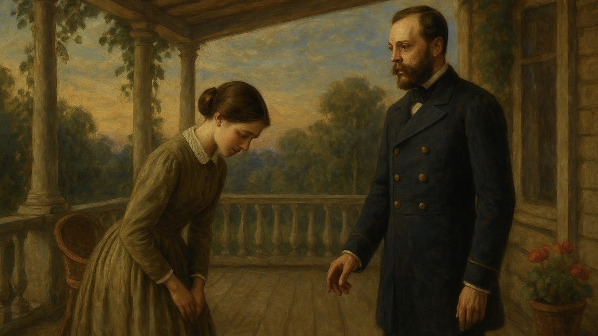 В иллюстративных целях. Первая встреча Екатерины Долгоруковой и Александра II. Нарисовано нейросетью.