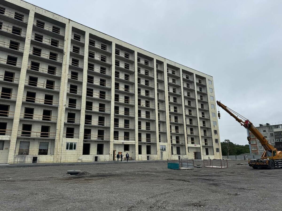 Фото: Строительство жилого дома в поселке Пионерский на Камчатке / kamgov.ru