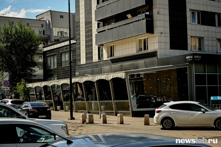 Кафе находится в очень удобном месте — в здании бизнес-центра «Метрополь»
