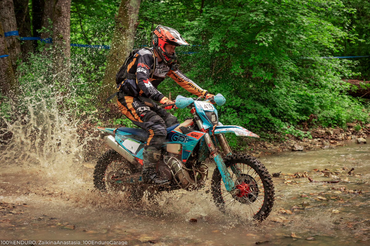 Сергей Сахоненко на GR 300 2T (2024 г) на 100% Эндуро в Геленджике 2025 г.