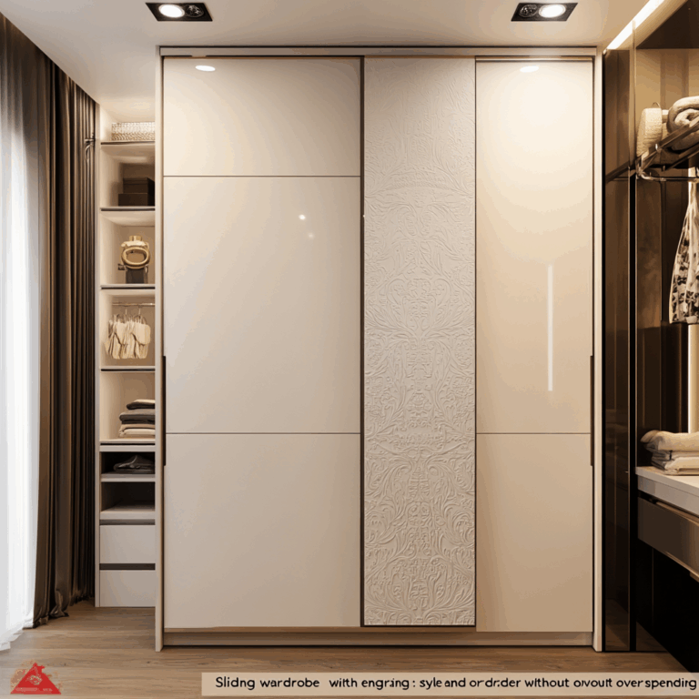    Шкаф купе с фрезеровкой: стиль и порядок без переплат svkuhni77