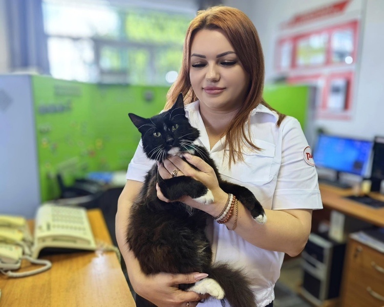     В Курской области на жд-станции работает "пушистый сотрудник"