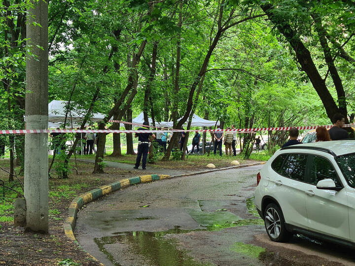 Место убийства сына бизнесмена БалишанскогоФото: АГН «Москва»