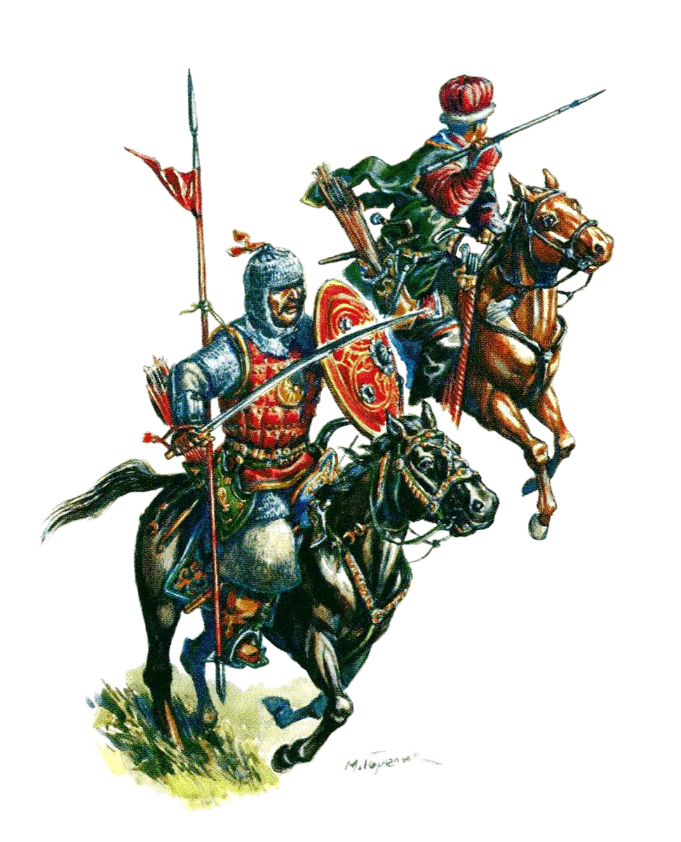 Крымский и татарский всадники.