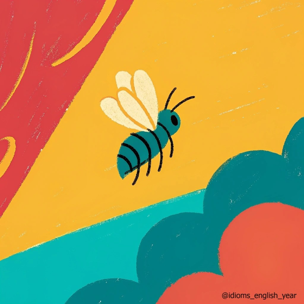 Английская идиома "Make a beeline for"