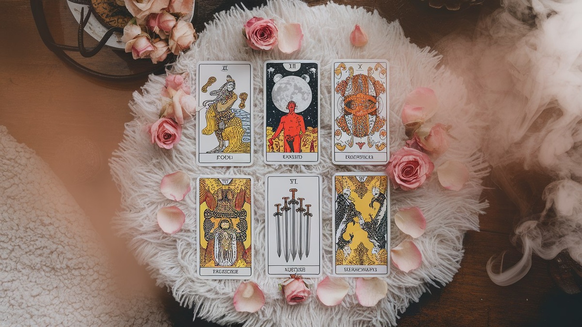 Шут Дьявол Луна Сила тройка мечей Влюбленные