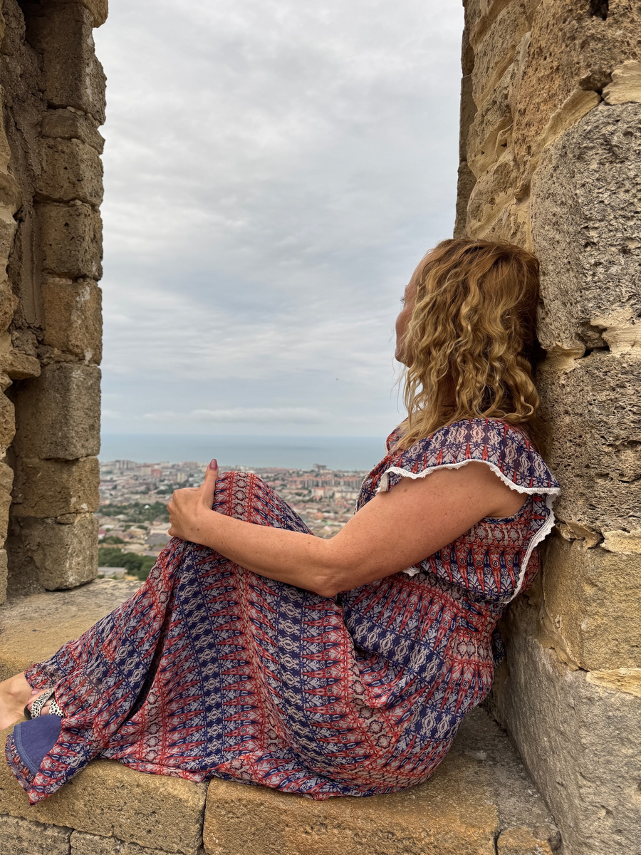 Дербент. Вид из крепости Нарын-Кала. Фото автора.