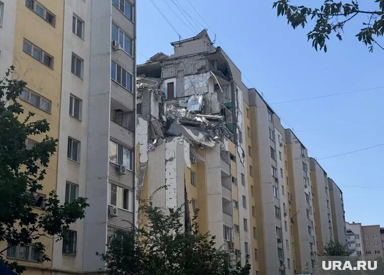 Взрыв в жилом доме в Саратове. Фото: Екатерина Петрова/ТАСС