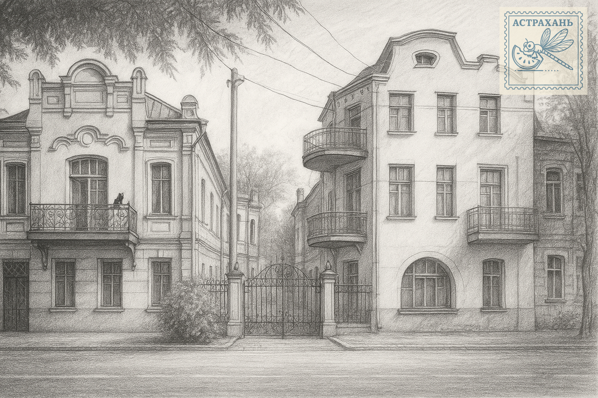 Дом с типографией Склабинского, каким я его вижу в начале прошлой эпохи