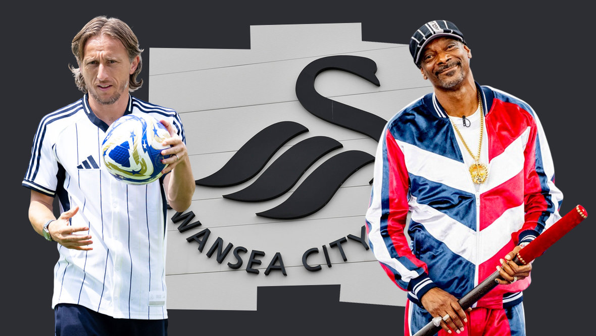    Лука Модрич и Снуп Догг. Global Look Press