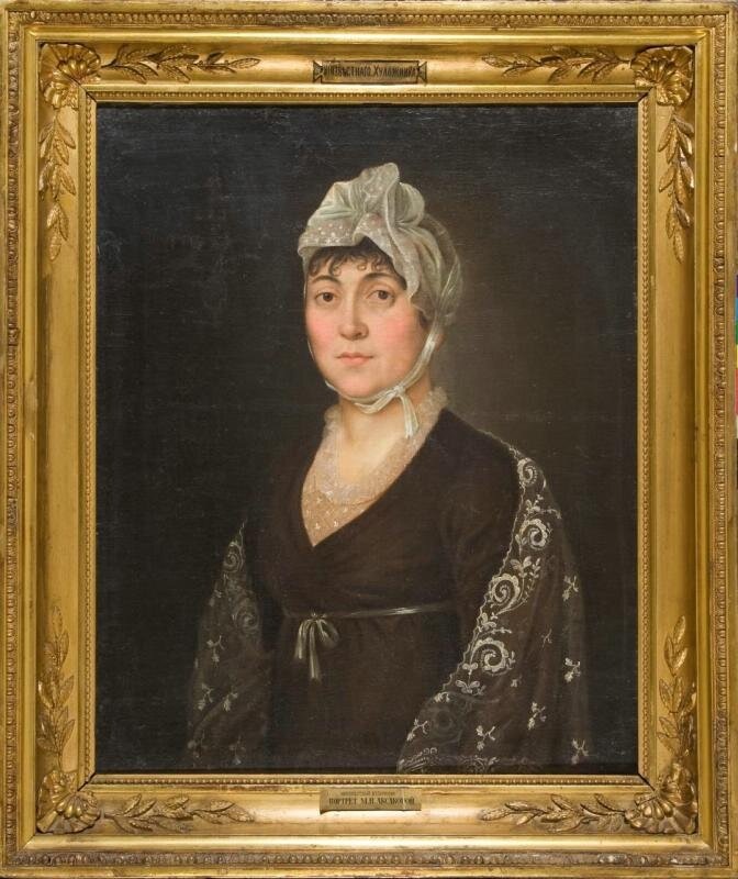 Лев Дмитриевич Крюков, портрет матери Аксакова – Марии Николаевны, урожденной Зубовой. Из собрания музея-заповедника «Абрамцево»