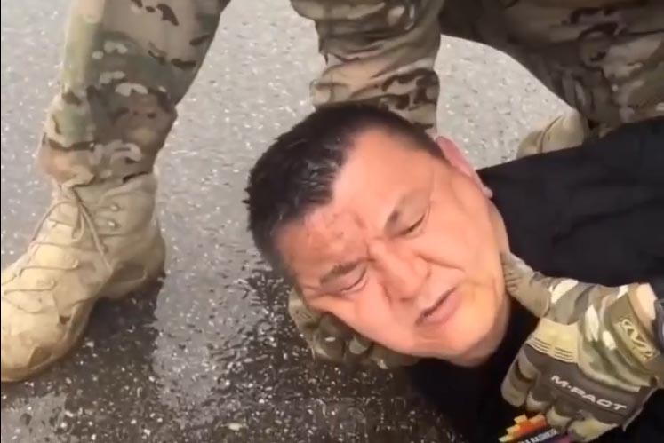    Кадры задержания