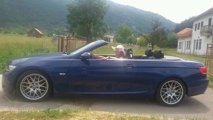 Марина на кабриолете. Фото: соцсети