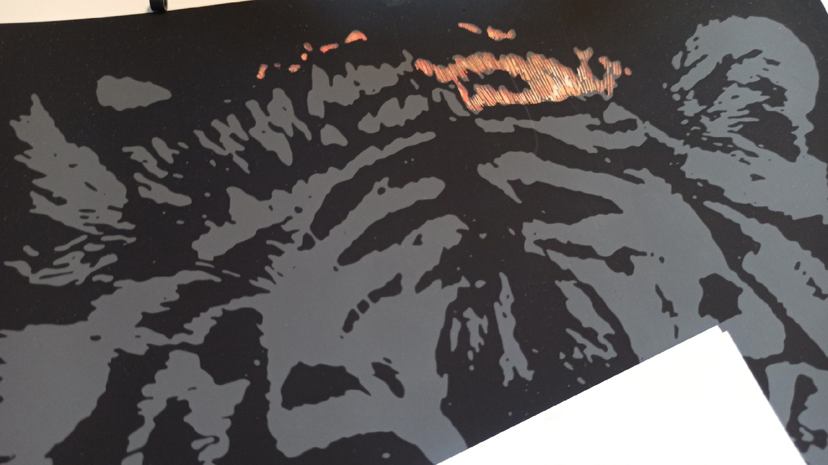 Процесс штриховки