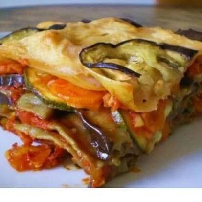Лазанья из баклажанов 