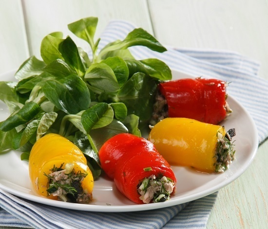    Закуска из красного и желтого перца. Фото: Олег Кулагин/BurdaMedia