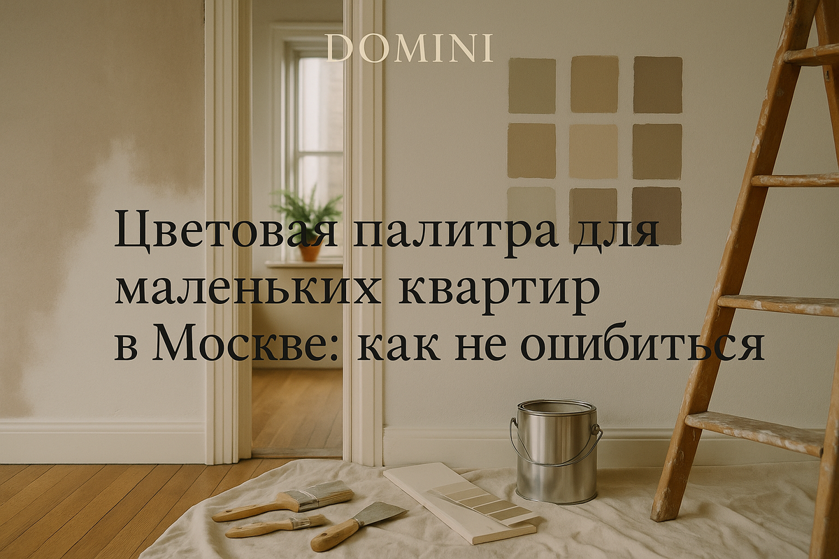    Как выбрать цветовую палитру для маленькой квартиры в Москве