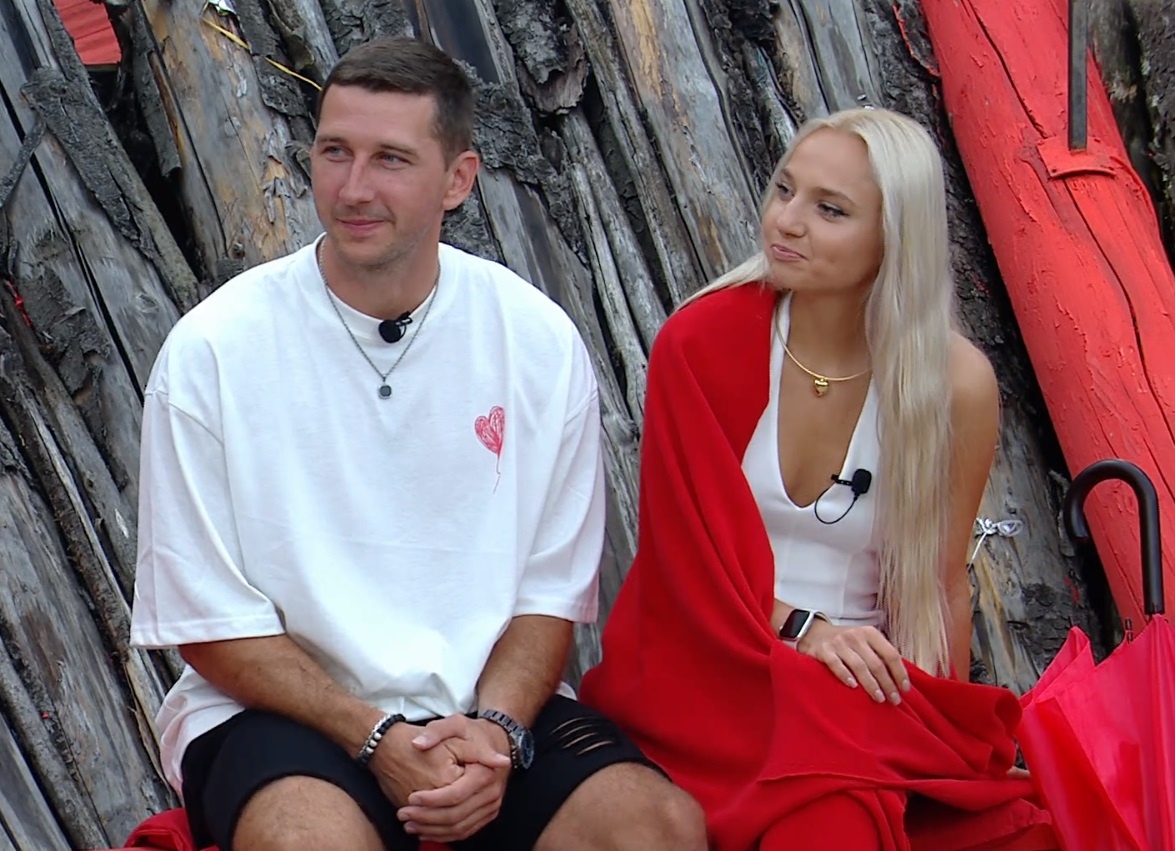 Дмитрий Луковкин и Настя Филиппова (фото из эфира на «Okko»)