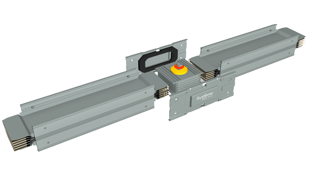 Магистральный и распределительный шинопровод большой мощности до 6300А серии SystemeLine B 