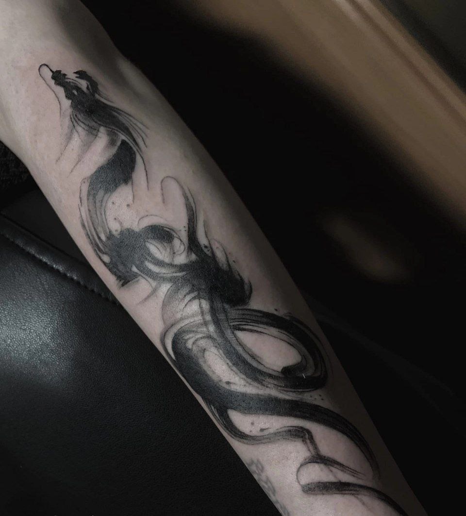 Авторская работа моей дочери Виктории Ильинской, мастера тату.