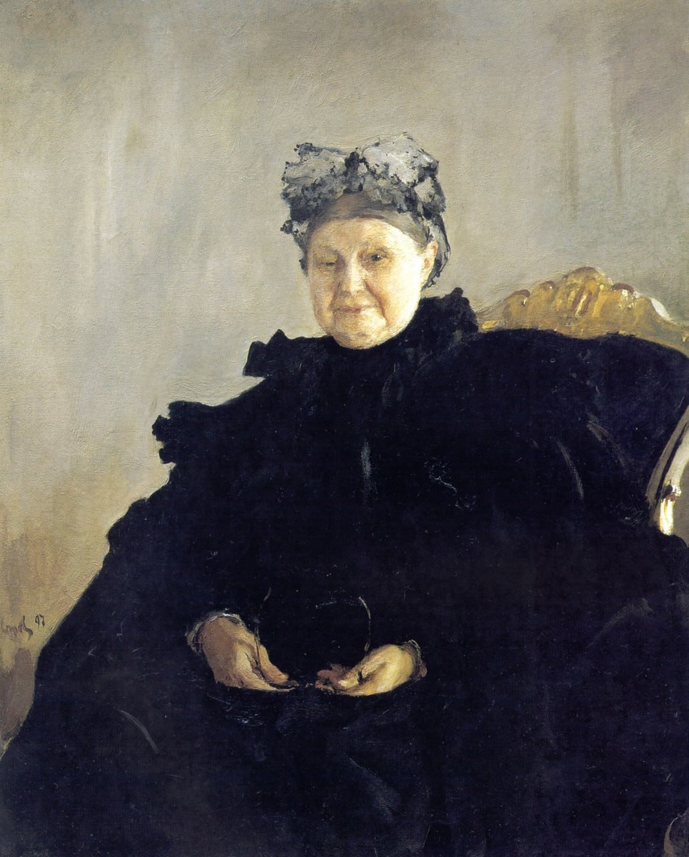 Портрет Марии Фёдоровны Морозовой, работа художника Валентина Серова, 1897 год