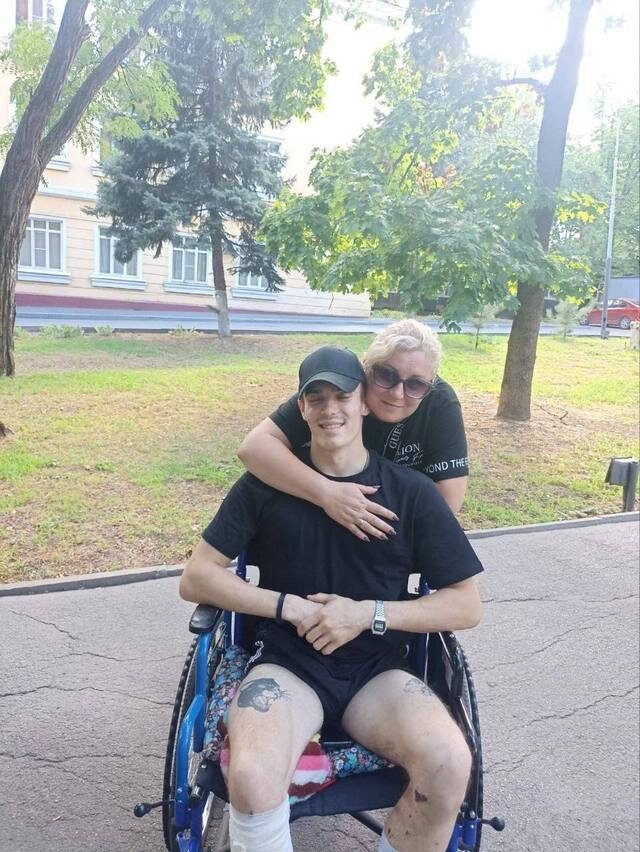    В первые дни после ранения. Фото: Из личного архивa