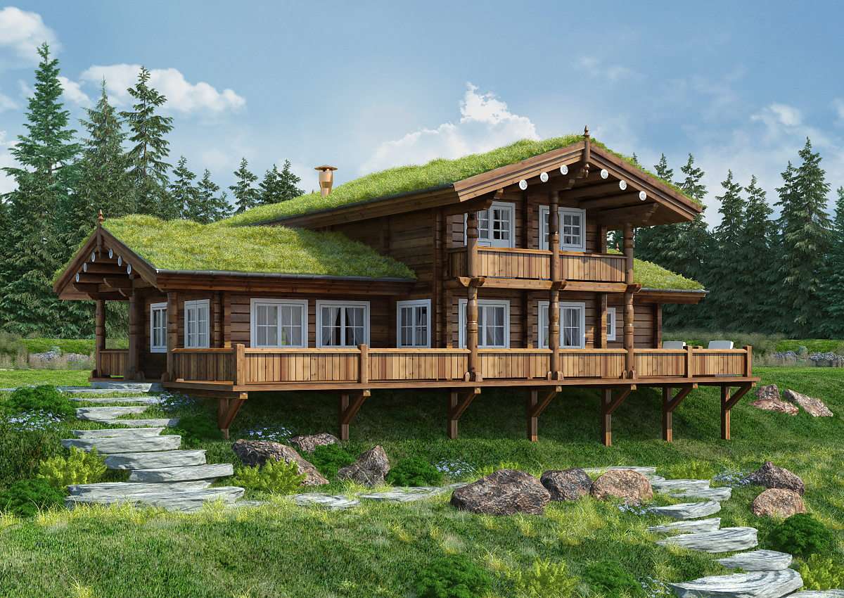 Визуализация дома Трондхейм