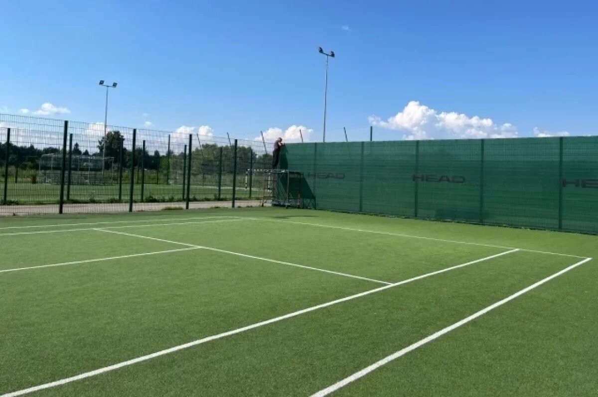    В Суздале обновляют теннисный корт в парке 950-летия