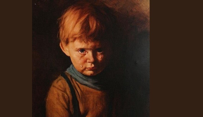 "Плачущий мальчик"