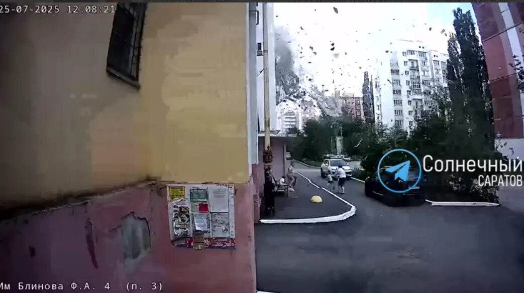    Фото: скриншот видео из telegram-канала «Солнечный Саратов»