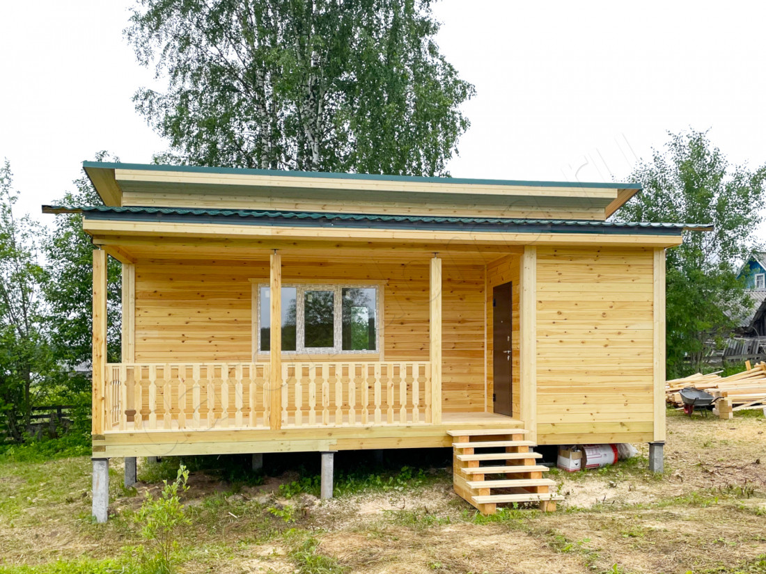 Дом из бруса в посёлке Квазеньга