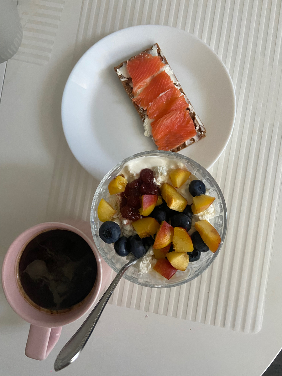 Попытка вкусно и пэпэшно подкрепиться перед скалолазанием