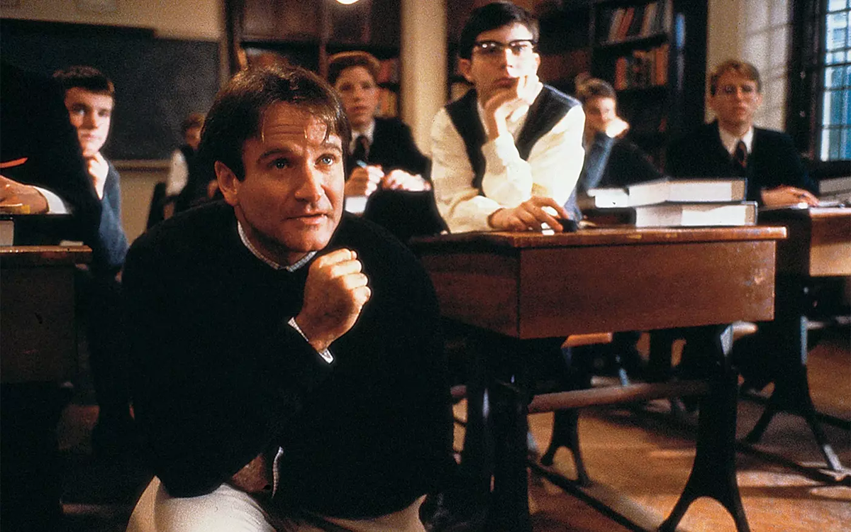 Кадр из фильма "Общество мертвых поэтов" 1989 года