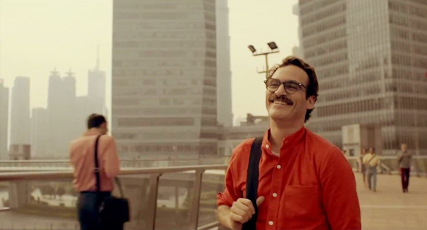 Кадр из фильма «Она», где герой влюбляется в голосового помощника по имени Саманта. Фото: Warner Bros.