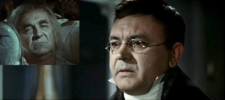 Коллаж кадров из кино СССР «Война и мир» 