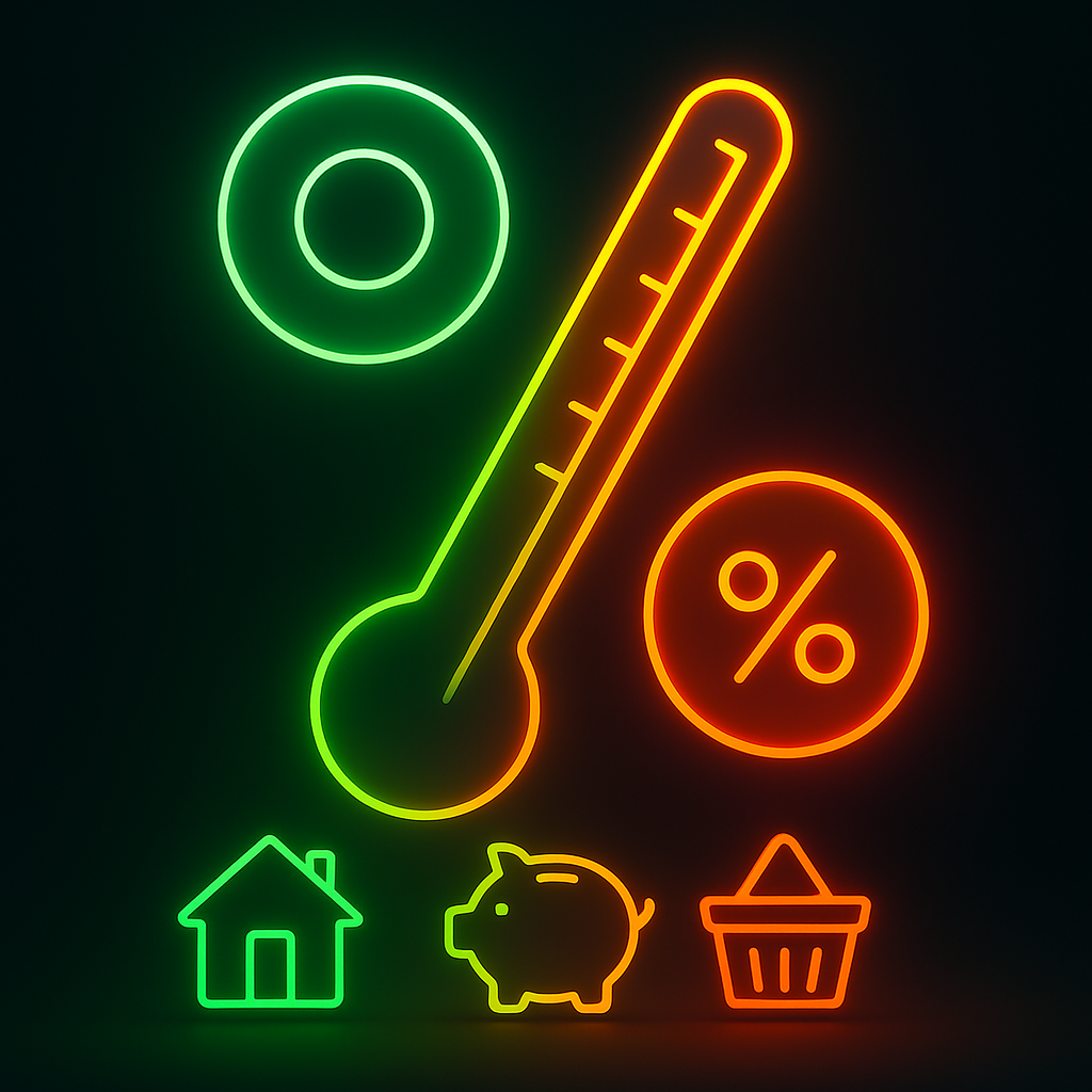 Ключевая ставка показывает, насколько сейчас жарко или холодно в денежном смысле. 