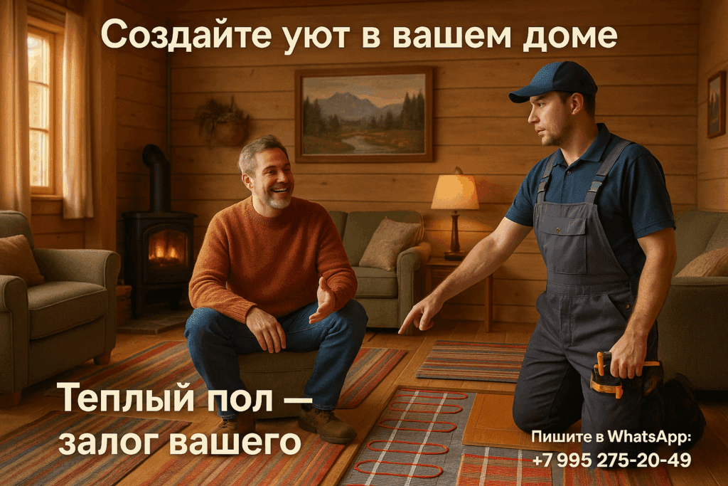    Устройство теплого пола в каркасном доме: полное руководство genadich