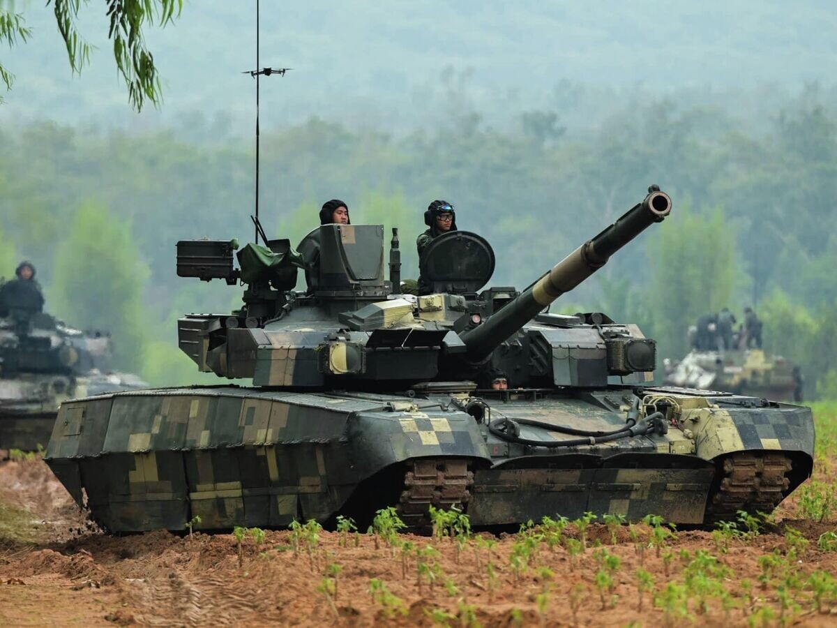   Украинский танк Т-84 "Оплот" Вооруженных сил Таиланда© Фото : Royal Thai Armed Forces