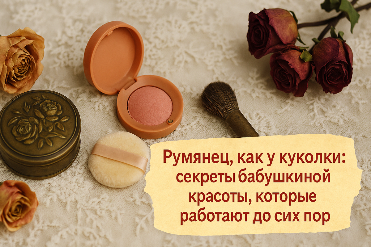 Румянец, как у куколки