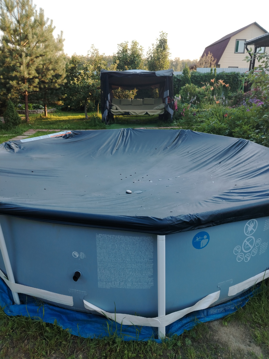 Бассейн на даче                                  