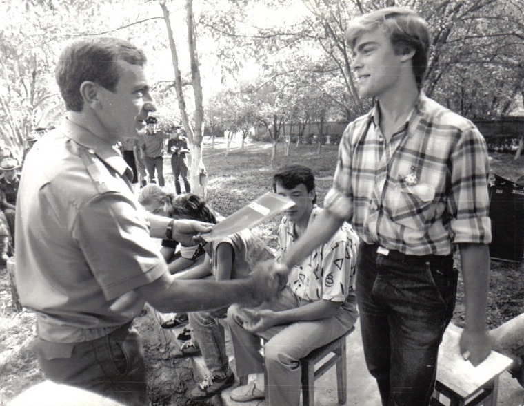 Подполковник ВВ Анатолий Рыбка и Константин Пахомов