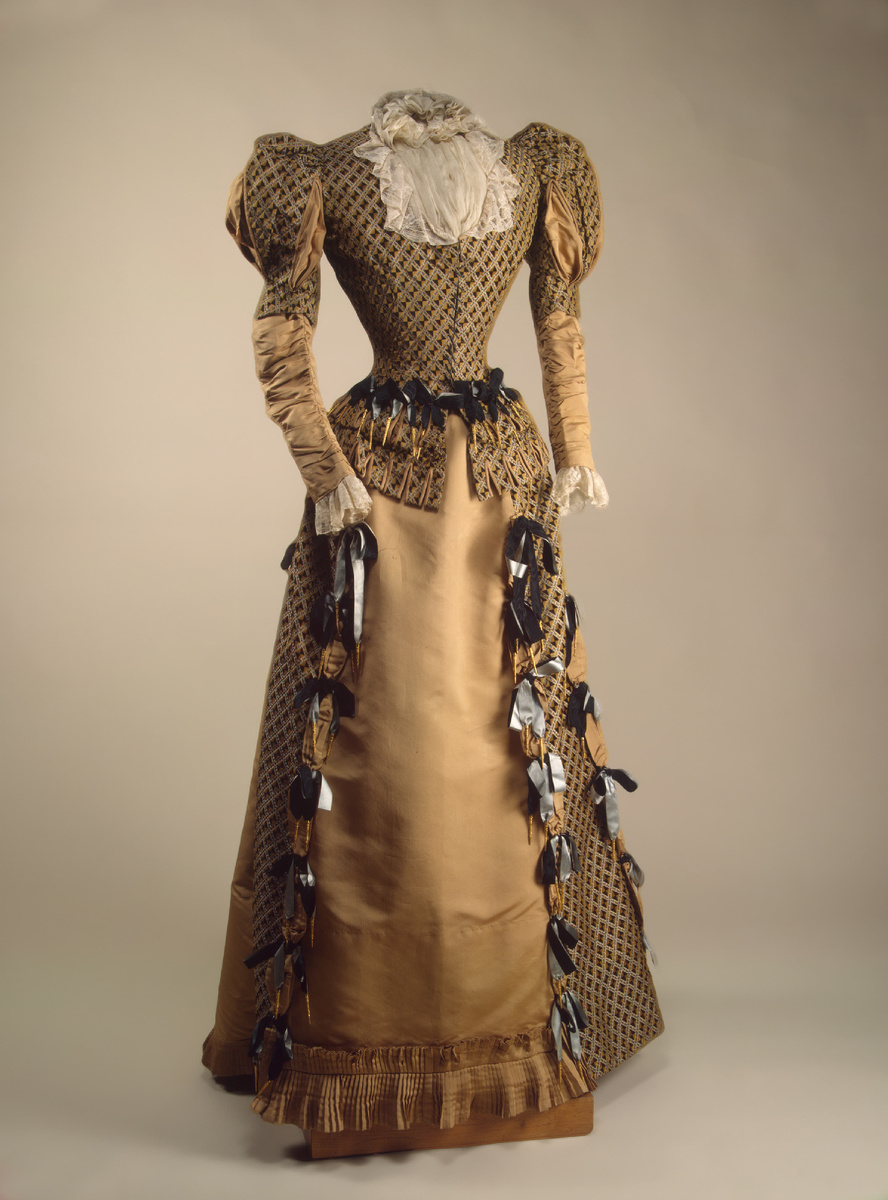 Платье визитное императрицы Марии Федоровны, Модный дом Чарльза Ворта, 1880-е годы