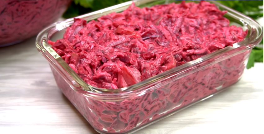 Салат из свеклы на каждый день из серии рецептов "чем проще тем вкуснее"