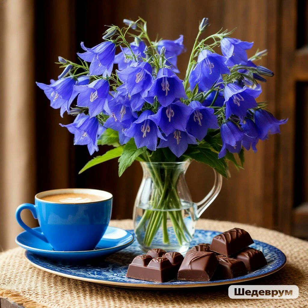 Летний букетик к чашечке кофе