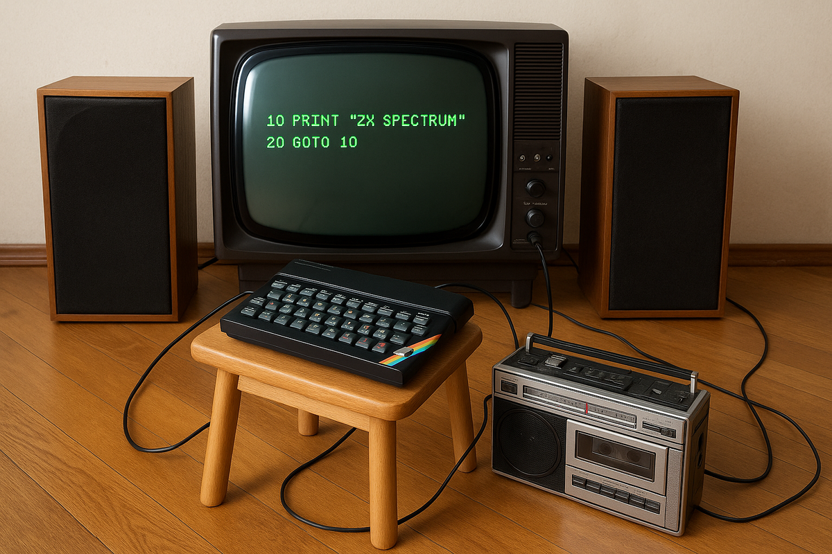 Эта фотка очень похожа на то как я писал код за своим ZX Spectrum