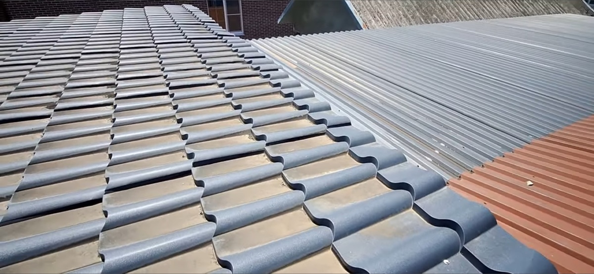 Очень пологая крыша. 