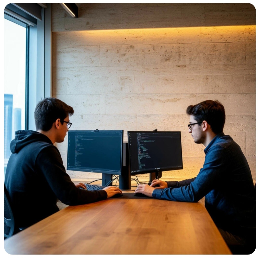 Общение через интернет. Ты или нет? Картинка из Шедеврума. 