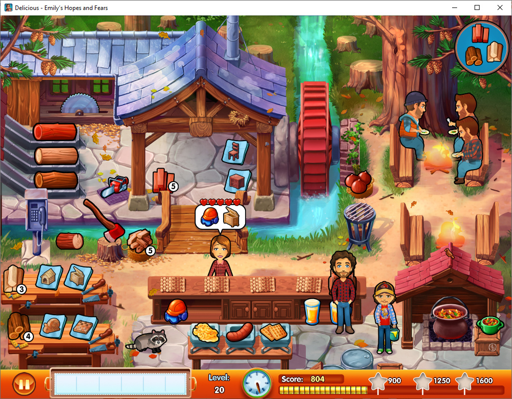Delicious 12: Lumber Mill (скриншот)